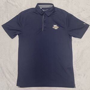 Under Armour Golf Polo Shirt Mens SMALL Marquette Wisconsin Heatgear Loose Fit